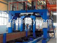 Box Column Assembly Machine for U-beam and Box-beam with Hydraulic Press Device