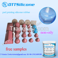 Best Selling Pad Printing Silicone Rubber Non-oily Free Samples