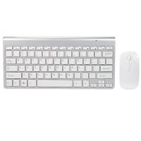 Ultra Thin 2.4G Multimedia Wireless Keyboard and Optical Mouse Set for Mac Android Smart TV PC Laptop Computer Windows