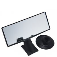 Car Mirror Wide Interior Suction Mount Car Rear View Mirror 360-degree Adjustable