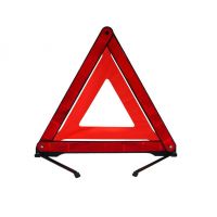 Car Warning Sign Safety Triangle Reflective Hazard Breakdown Emergency Light Folding