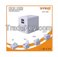 High Quality Protable Universa USB Travel adapter