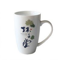 14oz promotional white coffee mug
