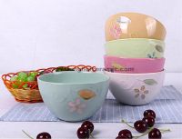 5.5'' Cerasus flower design ceramic bowl