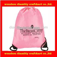 2016 polyester drawstring gym bag