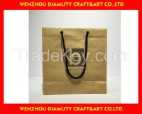 high quality brown paper bag with handles