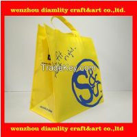 2016 custom non woven yellow bag for promotion