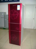 BCD-215ZJ  (glass door redbud flower)Refrigerator