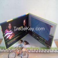 10" lcd vedio greeting card/promotional brochure/wedding invitation card/advertising brochure