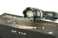 T10 Portable Mini Stun Gun For Self Defense Electric Shock Flashlight Outdoor Hiking Torch
