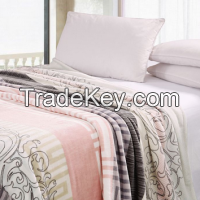 Supply polyester printed fashion flannel blankets
