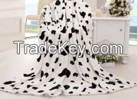 Suppy super soft fashion printed polyester flannel blankets