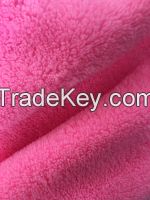 wholesale super soft polyester colar fleece fabric