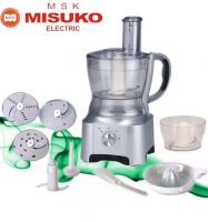 Multifunctional food processor with slicer