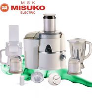 Multifunction electric fruit juicer with blender mixer