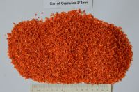 Dehydrated carrot granules 3X3mm