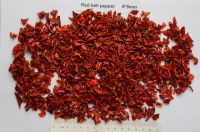 Dehydrated red bell pepper 9X9mm