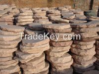Pink Sandstone Stepping Stone