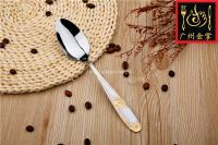 Stylish Golden Stainless Steel Spoon