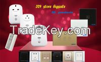 touch switch, wall switch, intelligent socket, smart home products