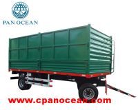 12 tons hydraulic tipping trailer for grain