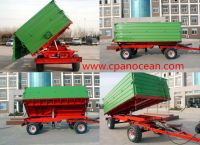 sell 8 tons high box farm trailer