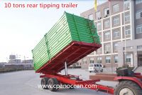 10 tons high quality farm dump trailer for tractor