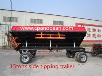 high quality 15 tons farm tractor trailer