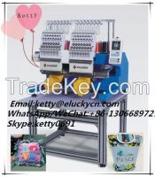 New condition two heads computerized embroidery machine factory price