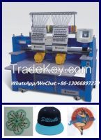 New type high speed two heads computerized embroidery machine15 colors price