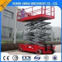 4 wheels hydraulic mobile lift table/ lift platform