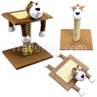 Interactive Cat Scratch Post, 3 unique ways to set up!