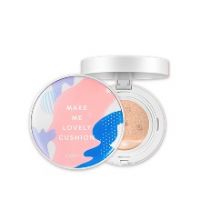 Make Me Lovely Cushion Pact, Puff, Korean Brand Cosmetics, Make up Cosmetics