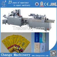 SJB-250A series auto sachet chips pouch wet tissues packing machine manufacturers price