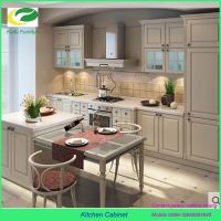 sell melamine wood kitchen cabinets Shouguang supplier