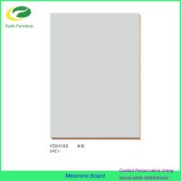 sell  light grey chip board melamine plain sheet hot sales