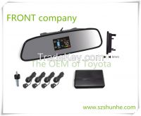 China rearview cameras parking sensors with LCD display