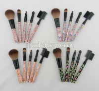 China manufacturer cosmetic mini makeup brush set  kit eyes lips face