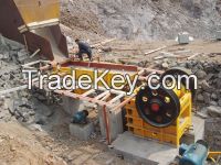 Crushing machine for mineral processing equipment