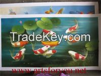 Fish Oil Painting