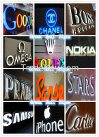 LED 3D channel letter signs customized logo numbers words brand fascia indoor or outdoor signage advertising display