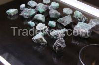 Rough Emerald Stones