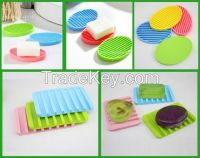 Silicone Antiskid Soap Box/silicone decorative soap box/silicone soap packaging box/Creative Silicone Soap Box/Silicone draining soap box