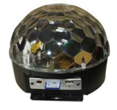 LED Disco crystal Ball With MP3 Remote VS-26MP3