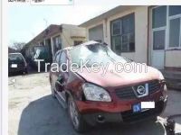 used front axles nissan qashaqi 1.4t 2013