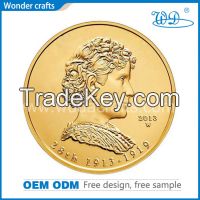 Commemorative Manufacturer Offer High Quality Shape Coins