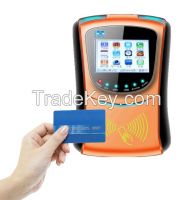 Public transport RFID Mifare reader for card payment and cashless ticketing