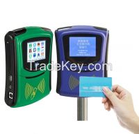 Public transport cashless payment system with GPRS for real time data updating