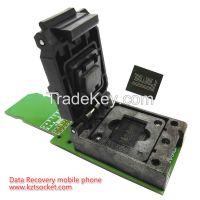 eMCP162/186 reader clamshell Good quality test socket with SD interface, for BGA162 /186 data recovery size 12x16mm pitch 0.5mm