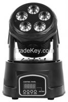 5pcs 15w Mini 5in1 LED Beam Moving Head Light For Stage Disco Party